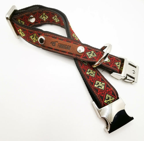 Regal Paws Cotton Dog Collar: Personalised Pup Elegance